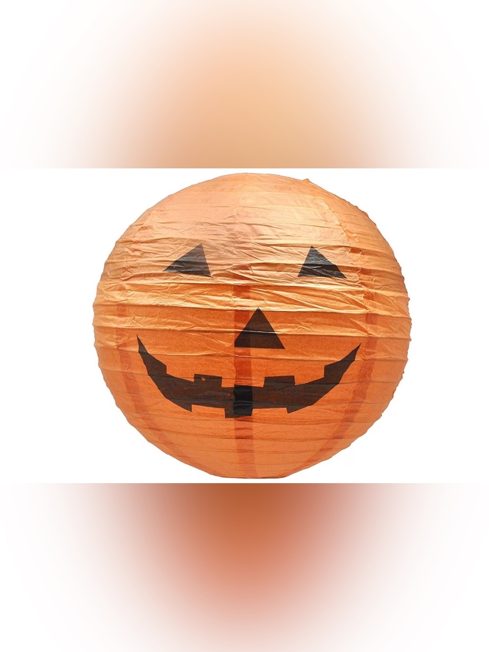 Halloween Hanging Paper Lanterns w/ LED Lights Festive Party Decor-17 Pcs NIB